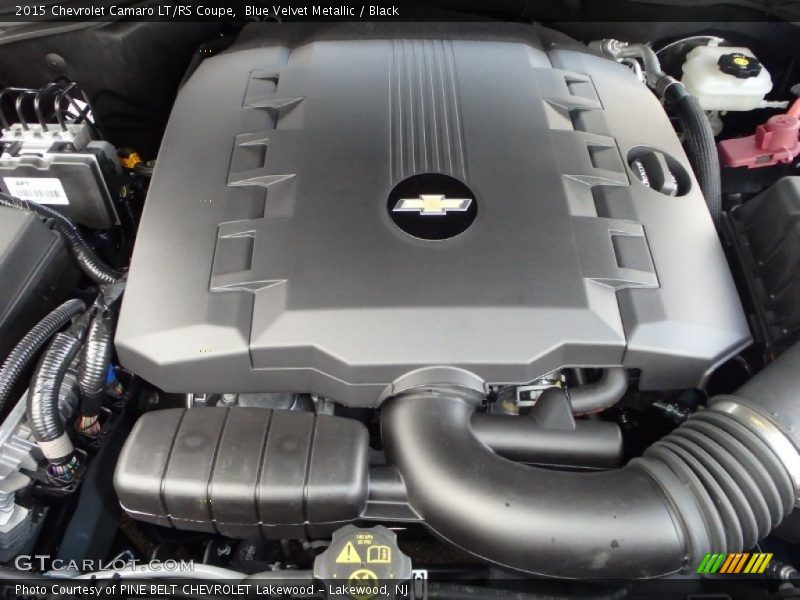 Blue Velvet Metallic / Black 2015 Chevrolet Camaro LT/RS Coupe