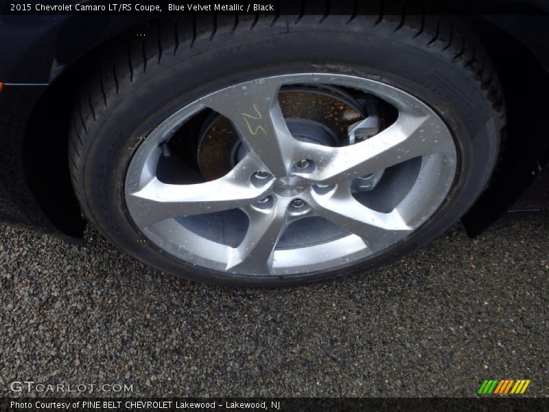 Blue Velvet Metallic / Black 2015 Chevrolet Camaro LT/RS Coupe