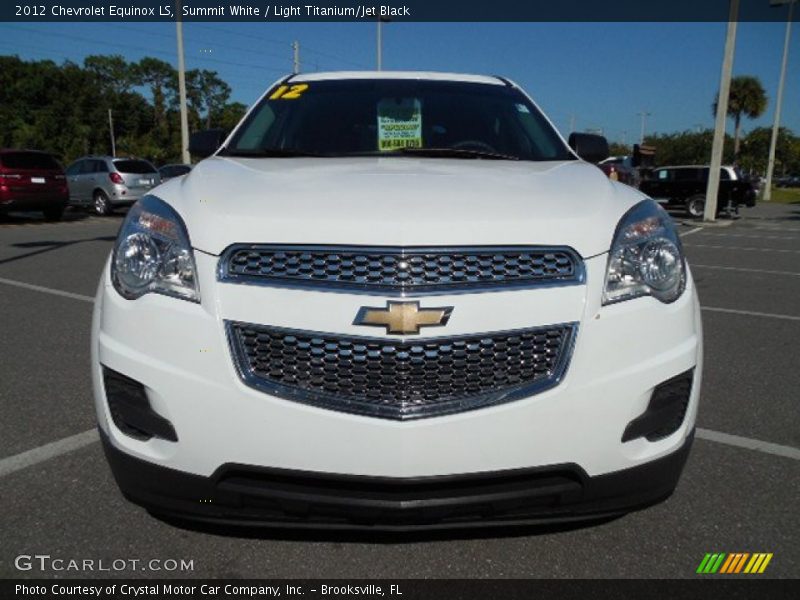 Summit White / Light Titanium/Jet Black 2012 Chevrolet Equinox LS