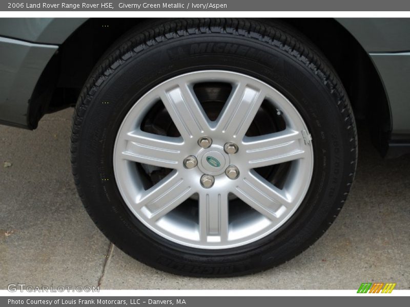 Giverny Green Metallic / Ivory/Aspen 2006 Land Rover Range Rover HSE