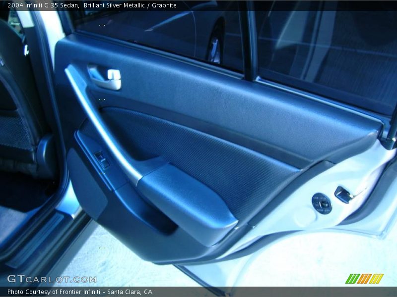 Brilliant Silver Metallic / Graphite 2004 Infiniti G 35 Sedan