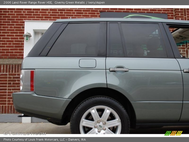 Giverny Green Metallic / Ivory/Aspen 2006 Land Rover Range Rover HSE