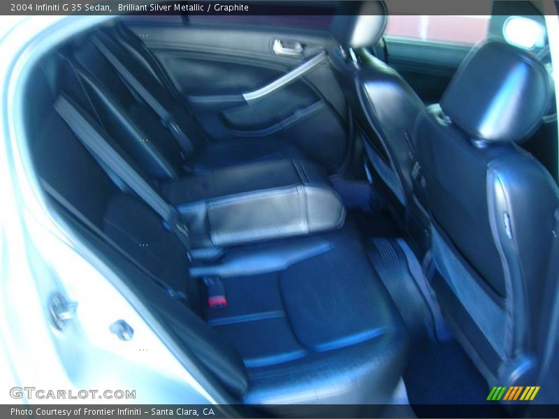 Brilliant Silver Metallic / Graphite 2004 Infiniti G 35 Sedan