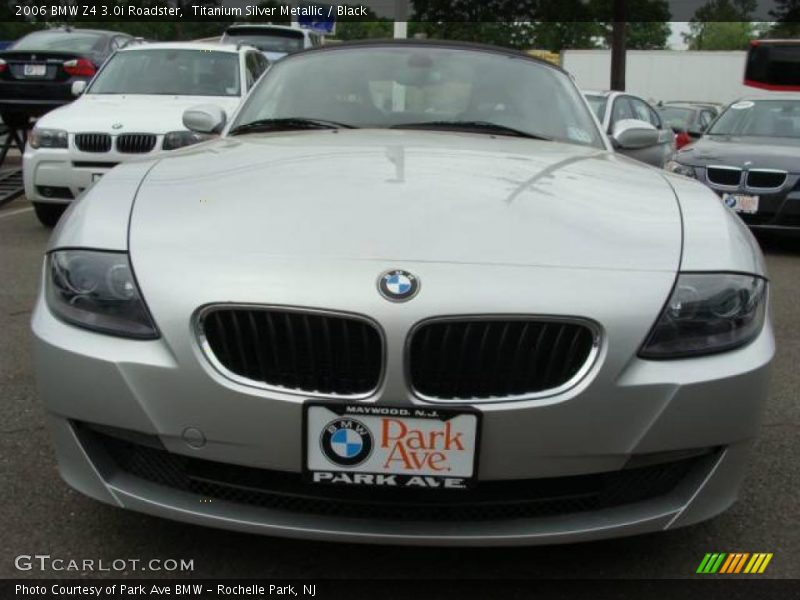 Titanium Silver Metallic / Black 2006 BMW Z4 3.0i Roadster