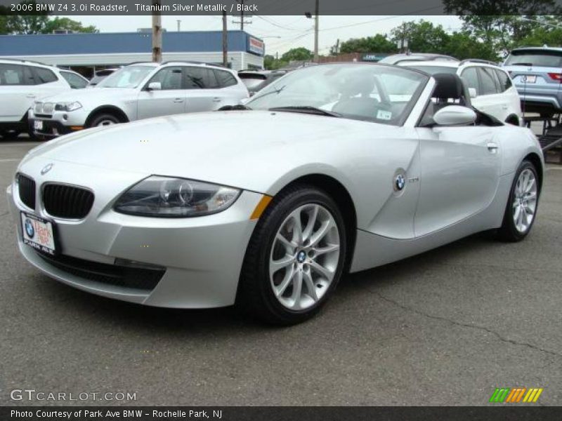 Titanium Silver Metallic / Black 2006 BMW Z4 3.0i Roadster