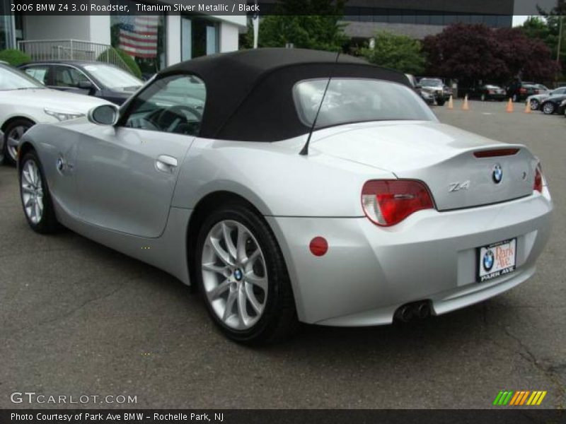 Titanium Silver Metallic / Black 2006 BMW Z4 3.0i Roadster