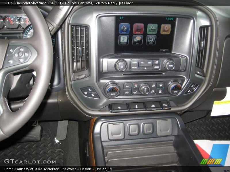 Victory Red / Jet Black 2015 Chevrolet Silverado 1500 LTZ Double Cab 4x4