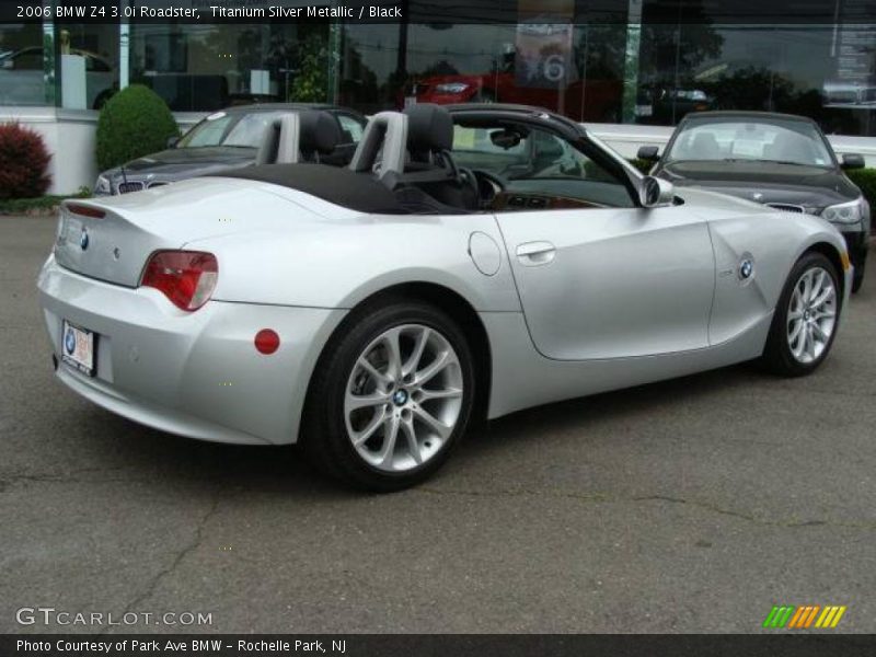 Titanium Silver Metallic / Black 2006 BMW Z4 3.0i Roadster