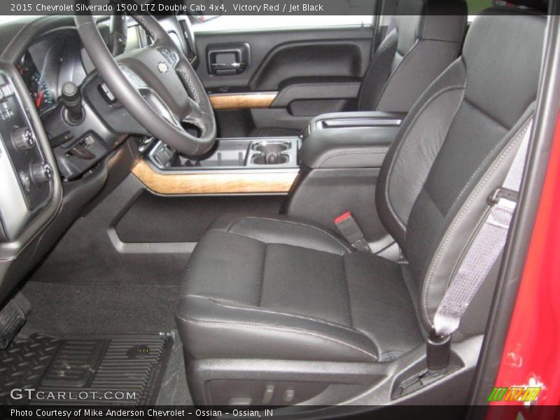 Victory Red / Jet Black 2015 Chevrolet Silverado 1500 LTZ Double Cab 4x4