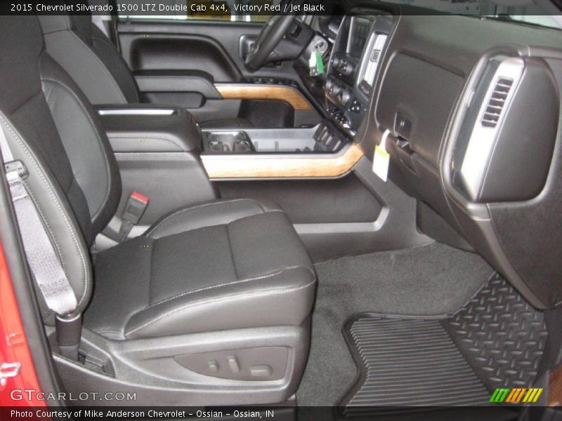 Victory Red / Jet Black 2015 Chevrolet Silverado 1500 LTZ Double Cab 4x4