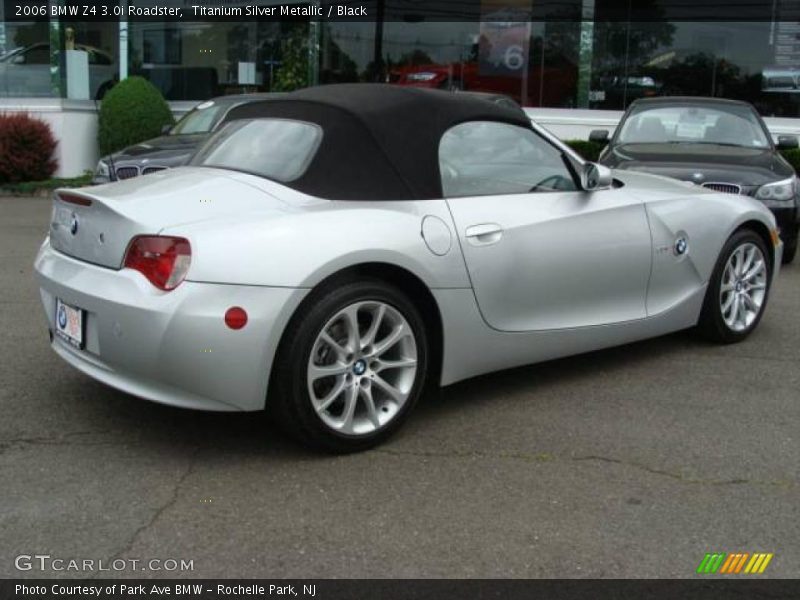 Titanium Silver Metallic / Black 2006 BMW Z4 3.0i Roadster