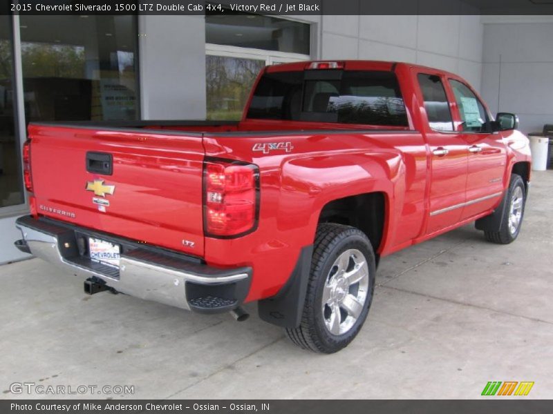 Victory Red / Jet Black 2015 Chevrolet Silverado 1500 LTZ Double Cab 4x4