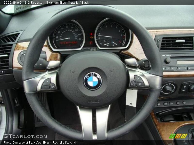 Titanium Silver Metallic / Black 2006 BMW Z4 3.0i Roadster