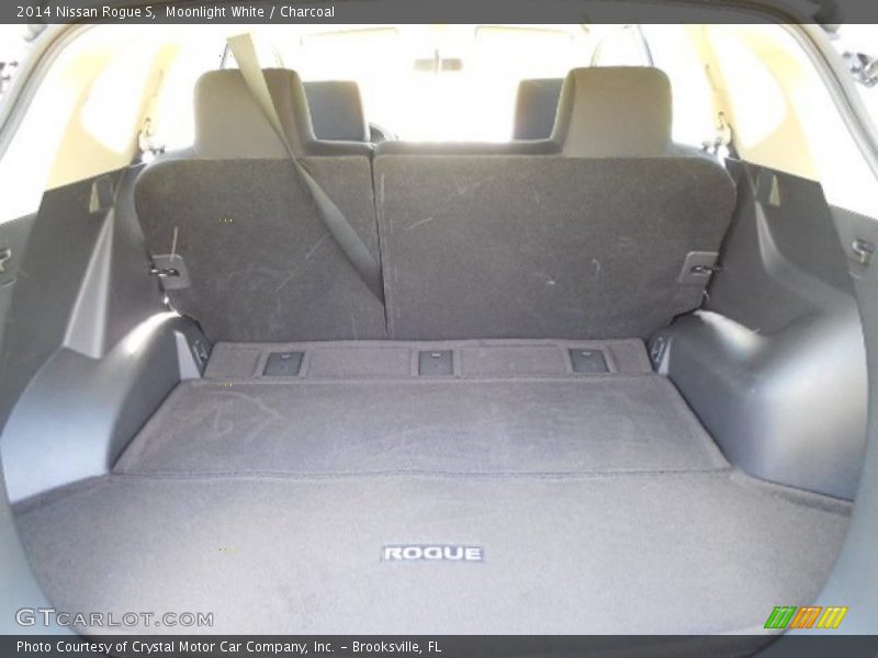 Moonlight White / Charcoal 2014 Nissan Rogue S