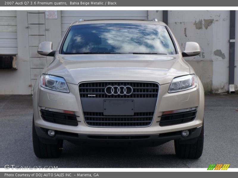 Bahia Beige Metallic / Black 2007 Audi Q7 3.6 Premium quattro