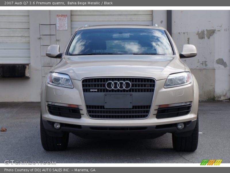 Bahia Beige Metallic / Black 2007 Audi Q7 3.6 Premium quattro