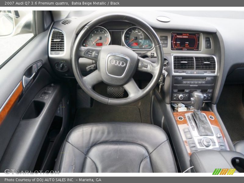 Bahia Beige Metallic / Black 2007 Audi Q7 3.6 Premium quattro