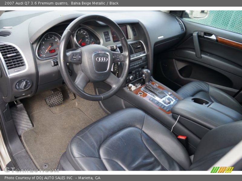 Bahia Beige Metallic / Black 2007 Audi Q7 3.6 Premium quattro