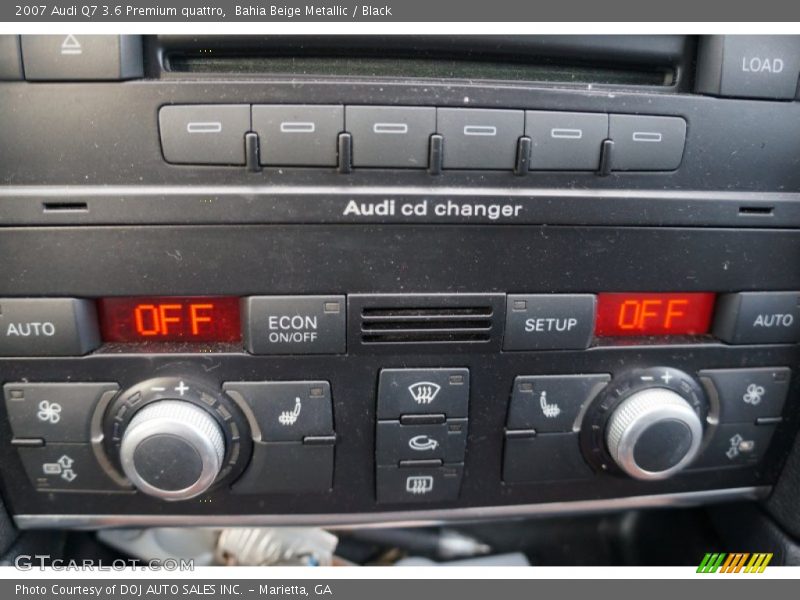 Bahia Beige Metallic / Black 2007 Audi Q7 3.6 Premium quattro
