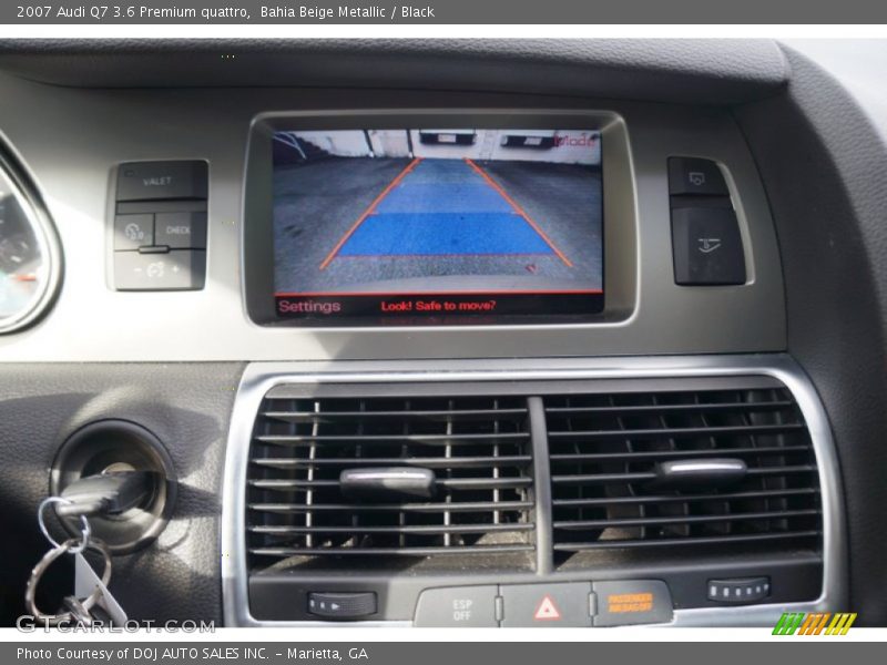 Bahia Beige Metallic / Black 2007 Audi Q7 3.6 Premium quattro