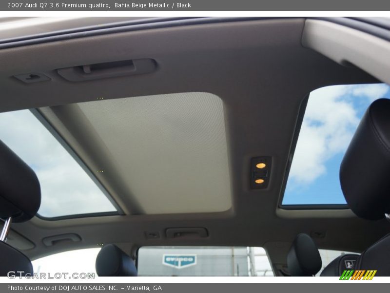 Bahia Beige Metallic / Black 2007 Audi Q7 3.6 Premium quattro