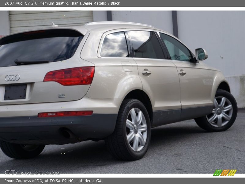 Bahia Beige Metallic / Black 2007 Audi Q7 3.6 Premium quattro