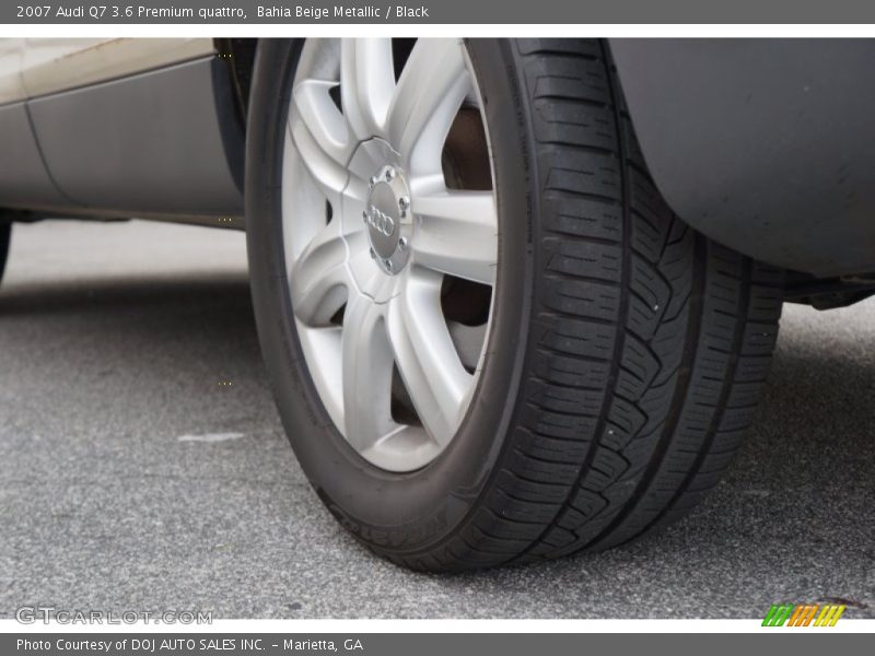Bahia Beige Metallic / Black 2007 Audi Q7 3.6 Premium quattro