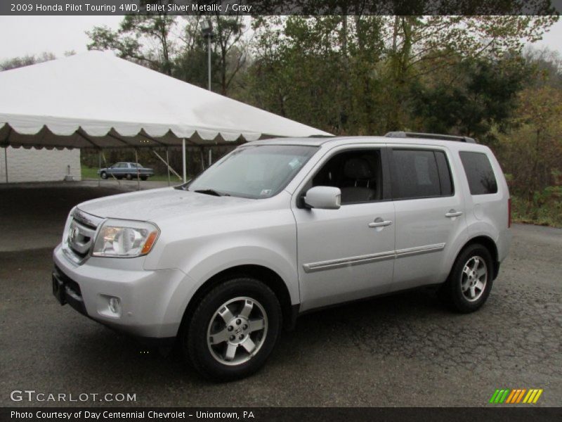 Billet Silver Metallic / Gray 2009 Honda Pilot Touring 4WD