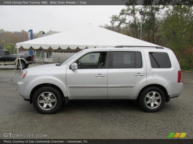 Billet Silver Metallic / Gray 2009 Honda Pilot Touring 4WD