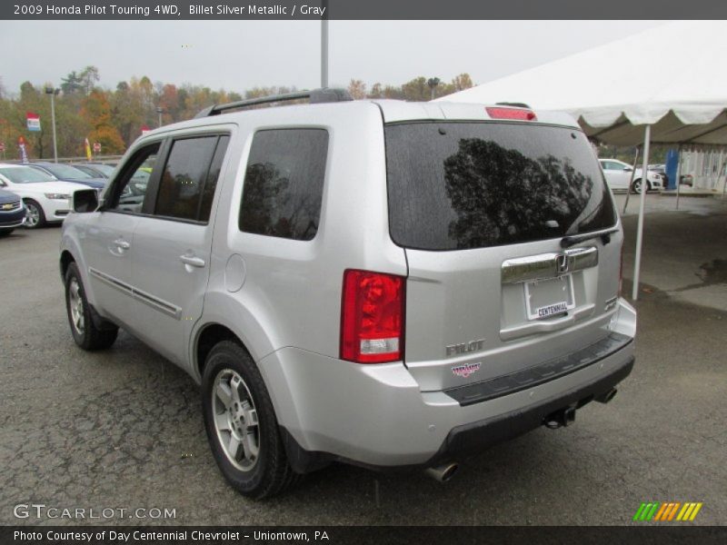 Billet Silver Metallic / Gray 2009 Honda Pilot Touring 4WD