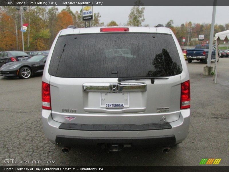 Billet Silver Metallic / Gray 2009 Honda Pilot Touring 4WD