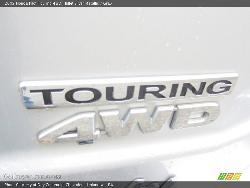 Billet Silver Metallic / Gray 2009 Honda Pilot Touring 4WD