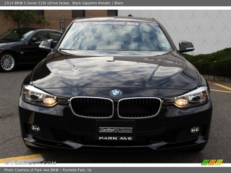 Black Sapphire Metallic / Black 2014 BMW 3 Series 328i xDrive Sedan