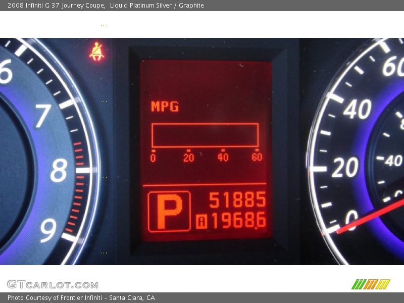 Liquid Platinum Silver / Graphite 2008 Infiniti G 37 Journey Coupe