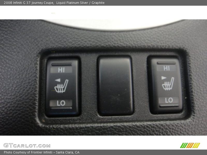 Liquid Platinum Silver / Graphite 2008 Infiniti G 37 Journey Coupe