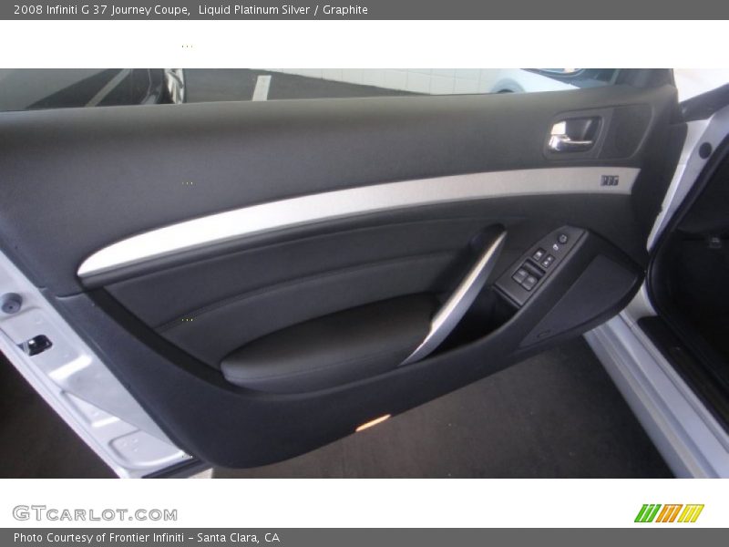 Liquid Platinum Silver / Graphite 2008 Infiniti G 37 Journey Coupe