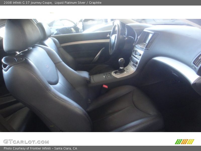 Liquid Platinum Silver / Graphite 2008 Infiniti G 37 Journey Coupe