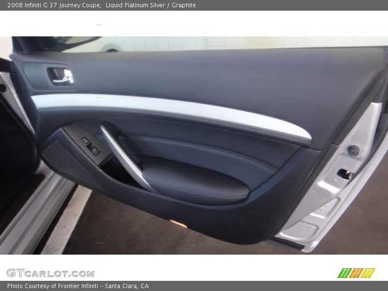 Liquid Platinum Silver / Graphite 2008 Infiniti G 37 Journey Coupe