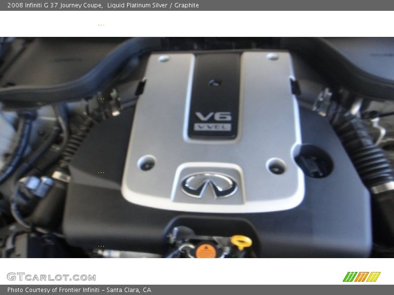 Liquid Platinum Silver / Graphite 2008 Infiniti G 37 Journey Coupe