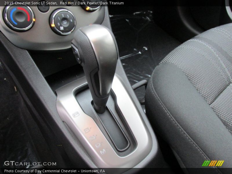  2015 Sonic LT Sedan 6 Speed Automatic Shifter