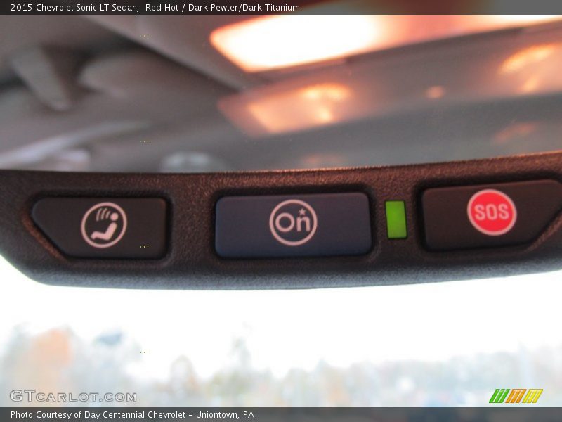 Red Hot / Dark Pewter/Dark Titanium 2015 Chevrolet Sonic LT Sedan