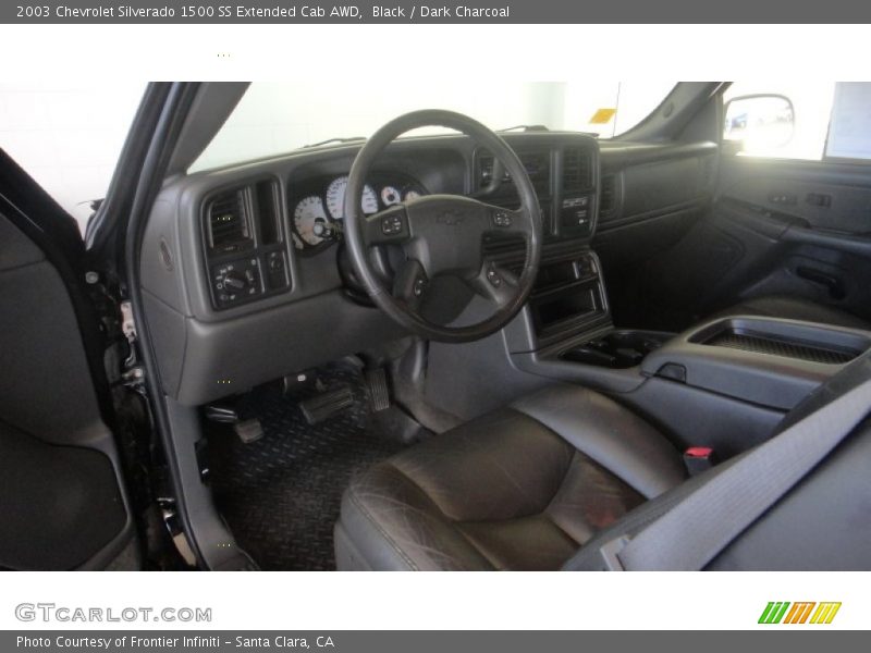 Black / Dark Charcoal 2003 Chevrolet Silverado 1500 SS Extended Cab AWD