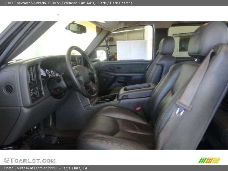 Black / Dark Charcoal 2003 Chevrolet Silverado 1500 SS Extended Cab AWD