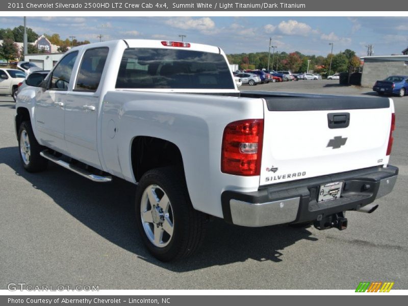 Summit White / Light Titanium/Dark Titanium 2011 Chevrolet Silverado 2500HD LTZ Crew Cab 4x4