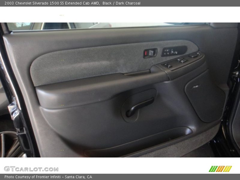 Black / Dark Charcoal 2003 Chevrolet Silverado 1500 SS Extended Cab AWD
