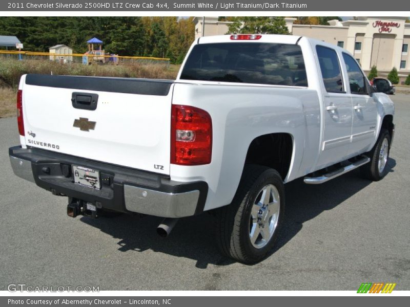 Summit White / Light Titanium/Dark Titanium 2011 Chevrolet Silverado 2500HD LTZ Crew Cab 4x4