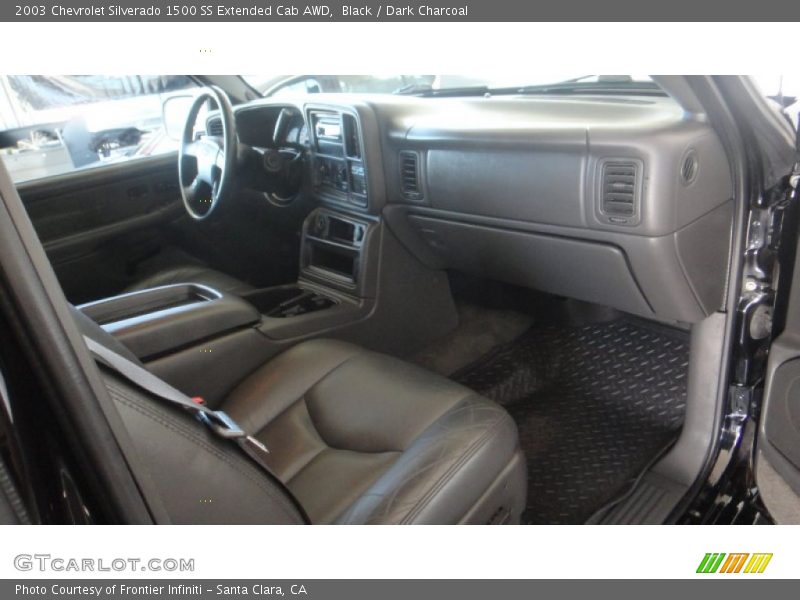 Black / Dark Charcoal 2003 Chevrolet Silverado 1500 SS Extended Cab AWD