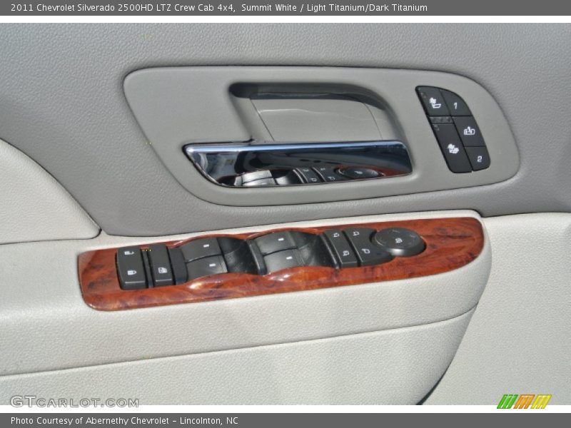 Summit White / Light Titanium/Dark Titanium 2011 Chevrolet Silverado 2500HD LTZ Crew Cab 4x4