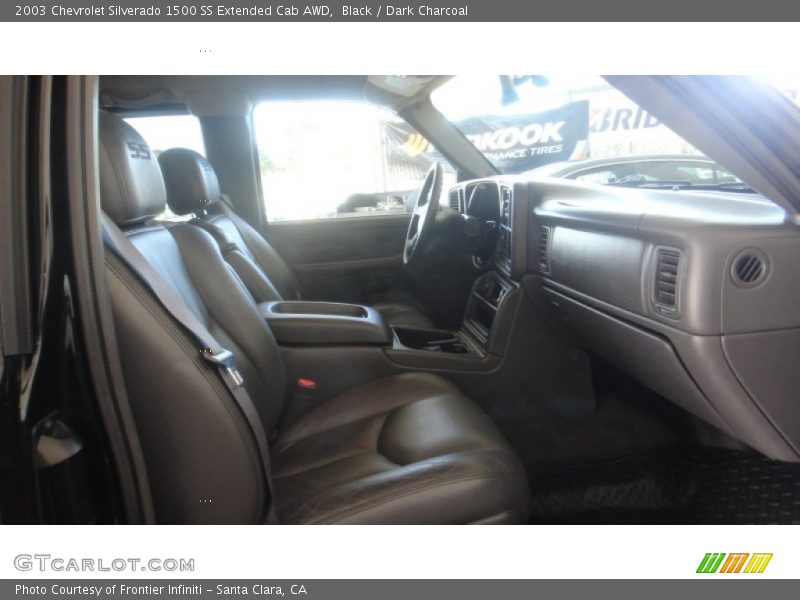 Black / Dark Charcoal 2003 Chevrolet Silverado 1500 SS Extended Cab AWD