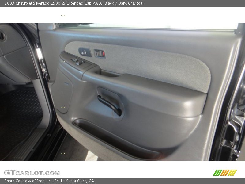 Black / Dark Charcoal 2003 Chevrolet Silverado 1500 SS Extended Cab AWD